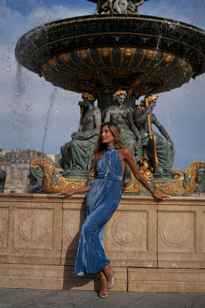 VESTIDO CONSTANZA AZUL