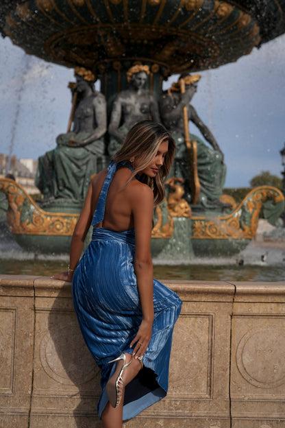 VESTIDO CONSTANZA AZUL