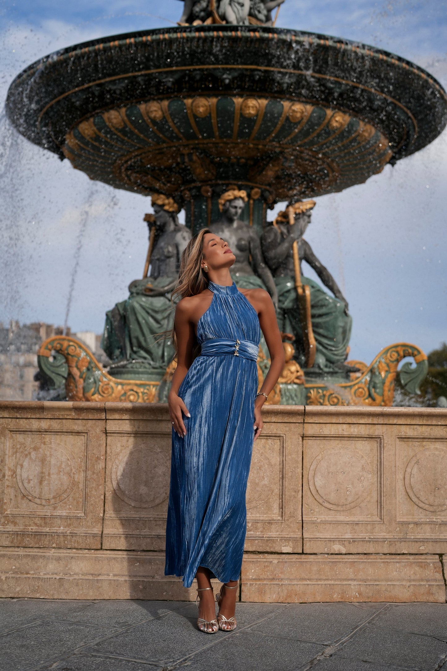 VESTIDO CONSTANZA AZUL