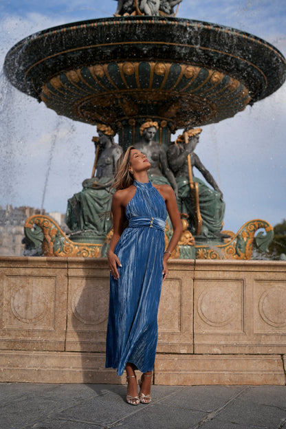 VESTIDO CONSTANZA AZUL