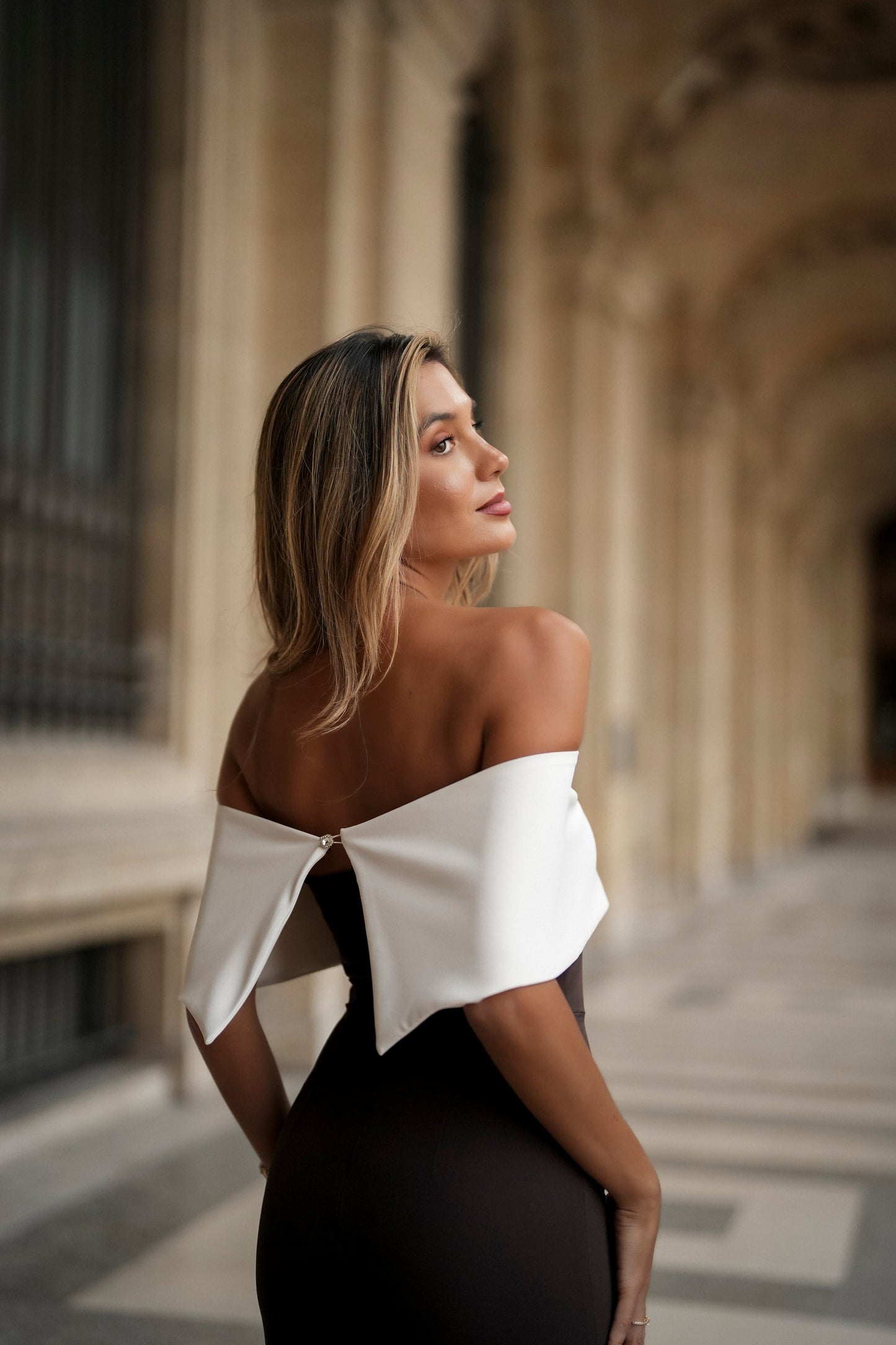 VESTIDO VELERO MARRÓN