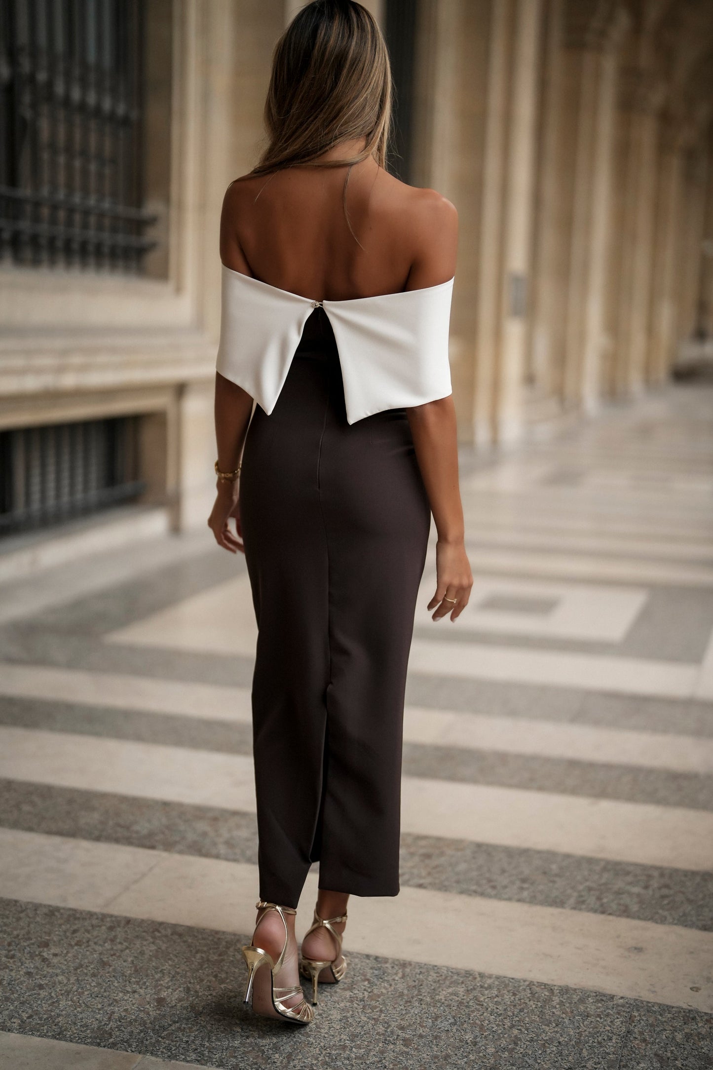 VESTIDO VELERO MARRÓN