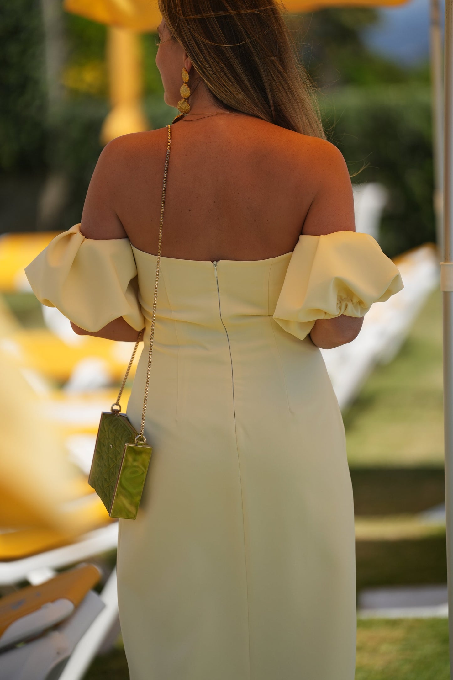 VESTIDO ESMERALDA AMARILLO