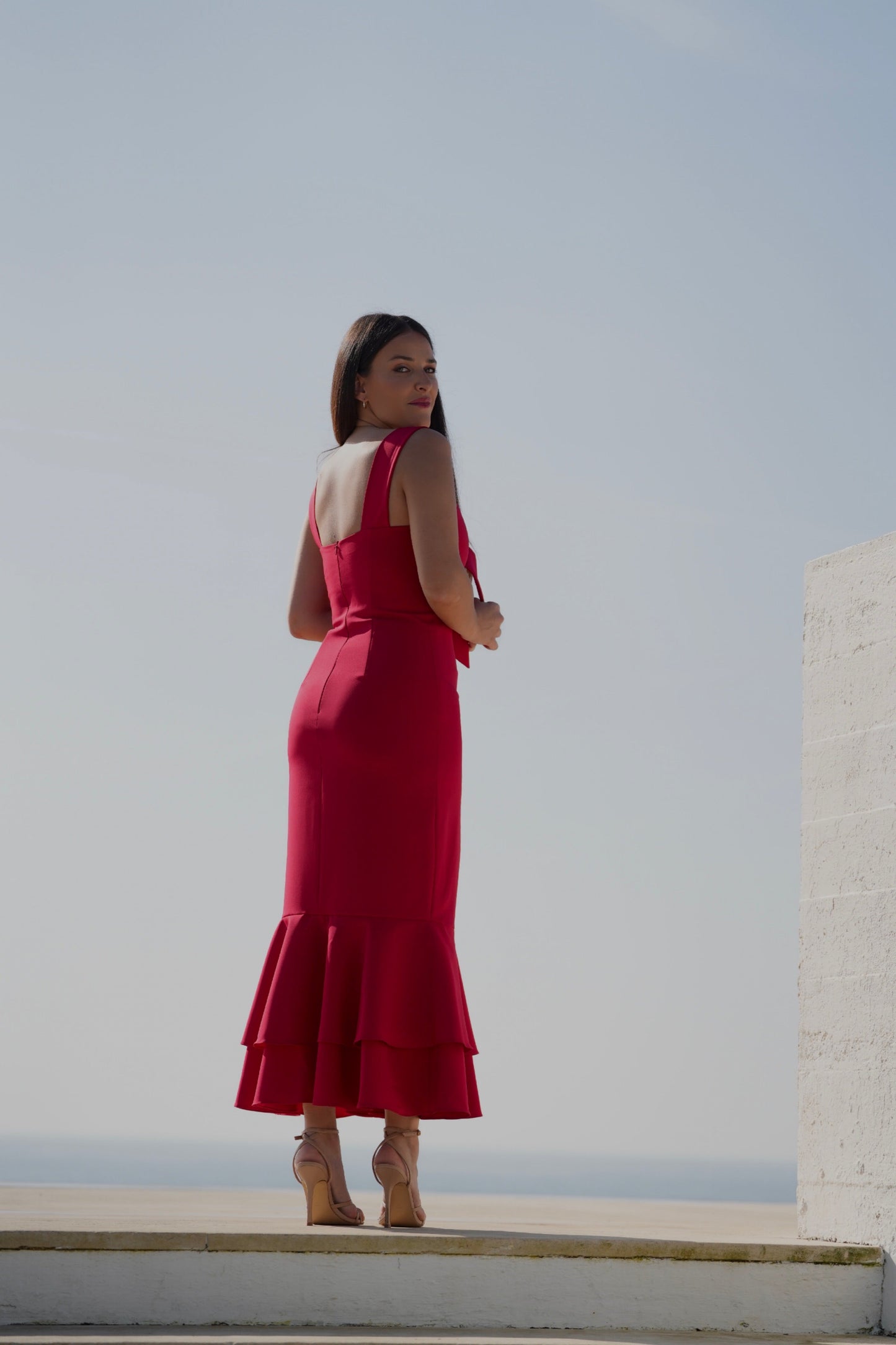 VESTIDO AZAHAR ROJO