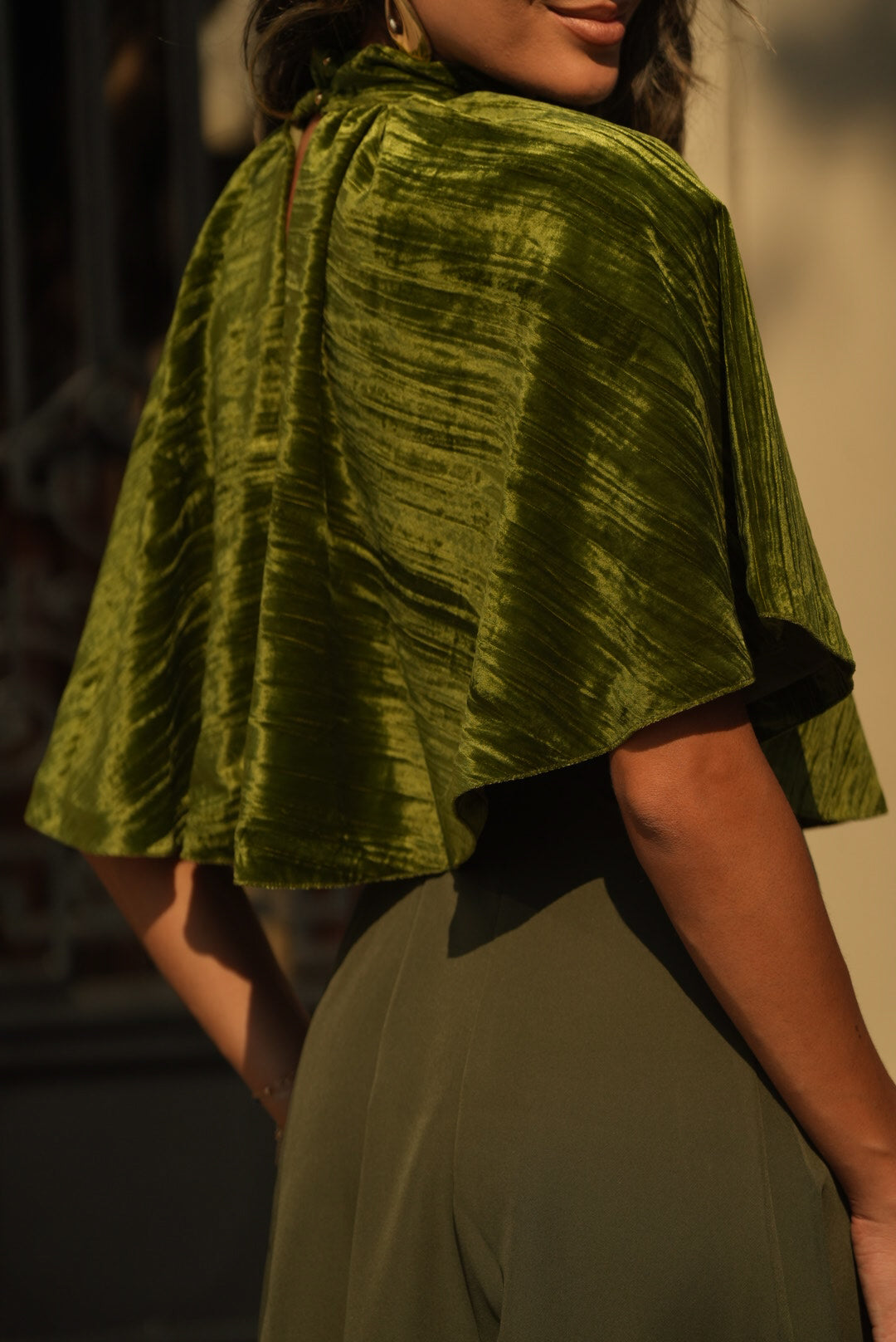 CAPA SIENA TERCIOPELO VERDE KAKI