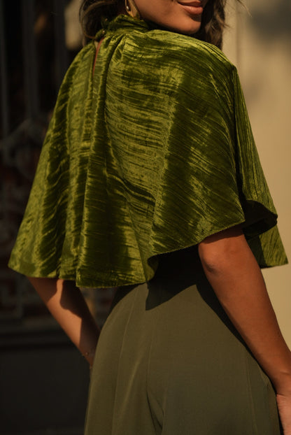 CAPA SIENA TERCIOPELO VERDE KAKI