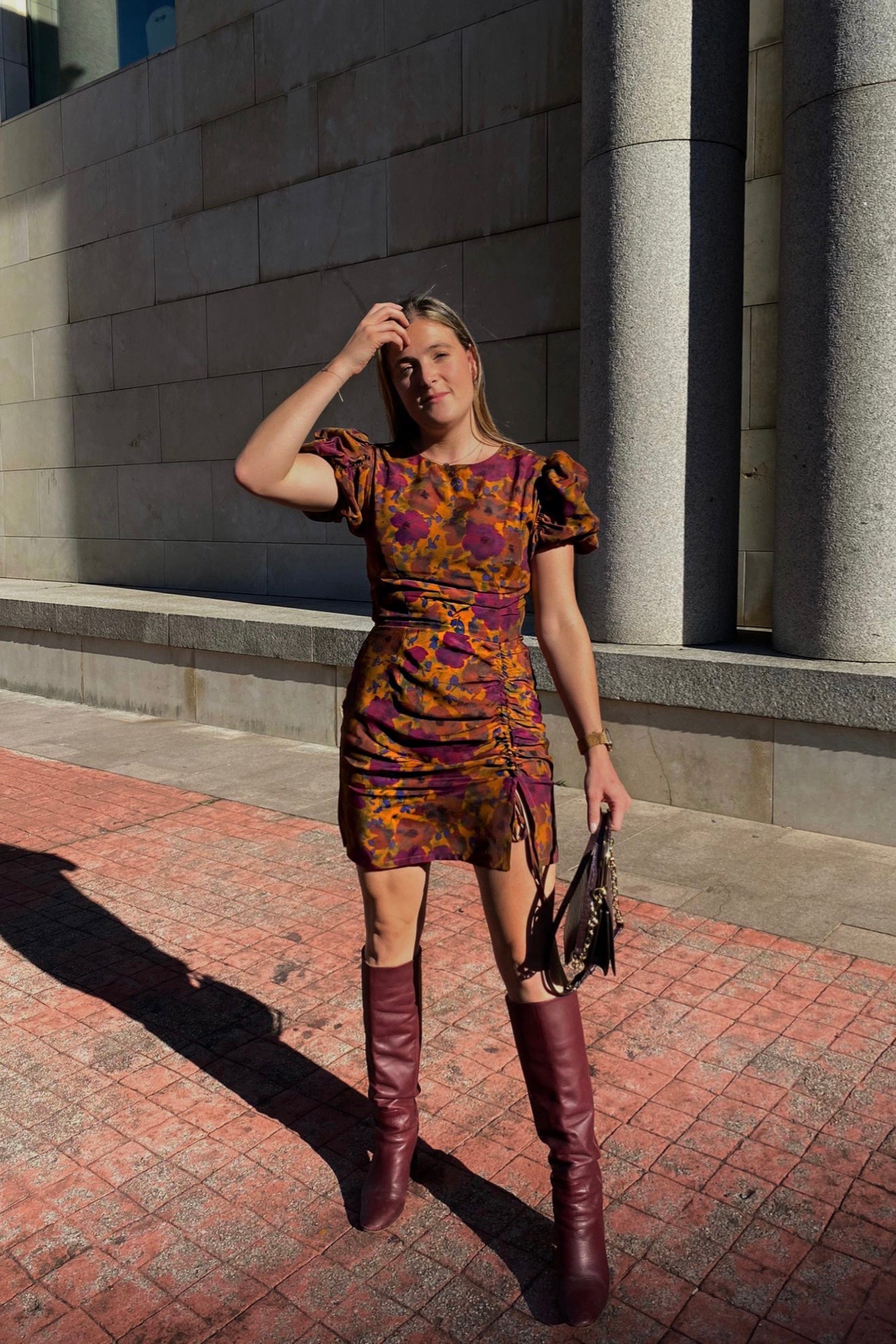 Vestido estampado floral