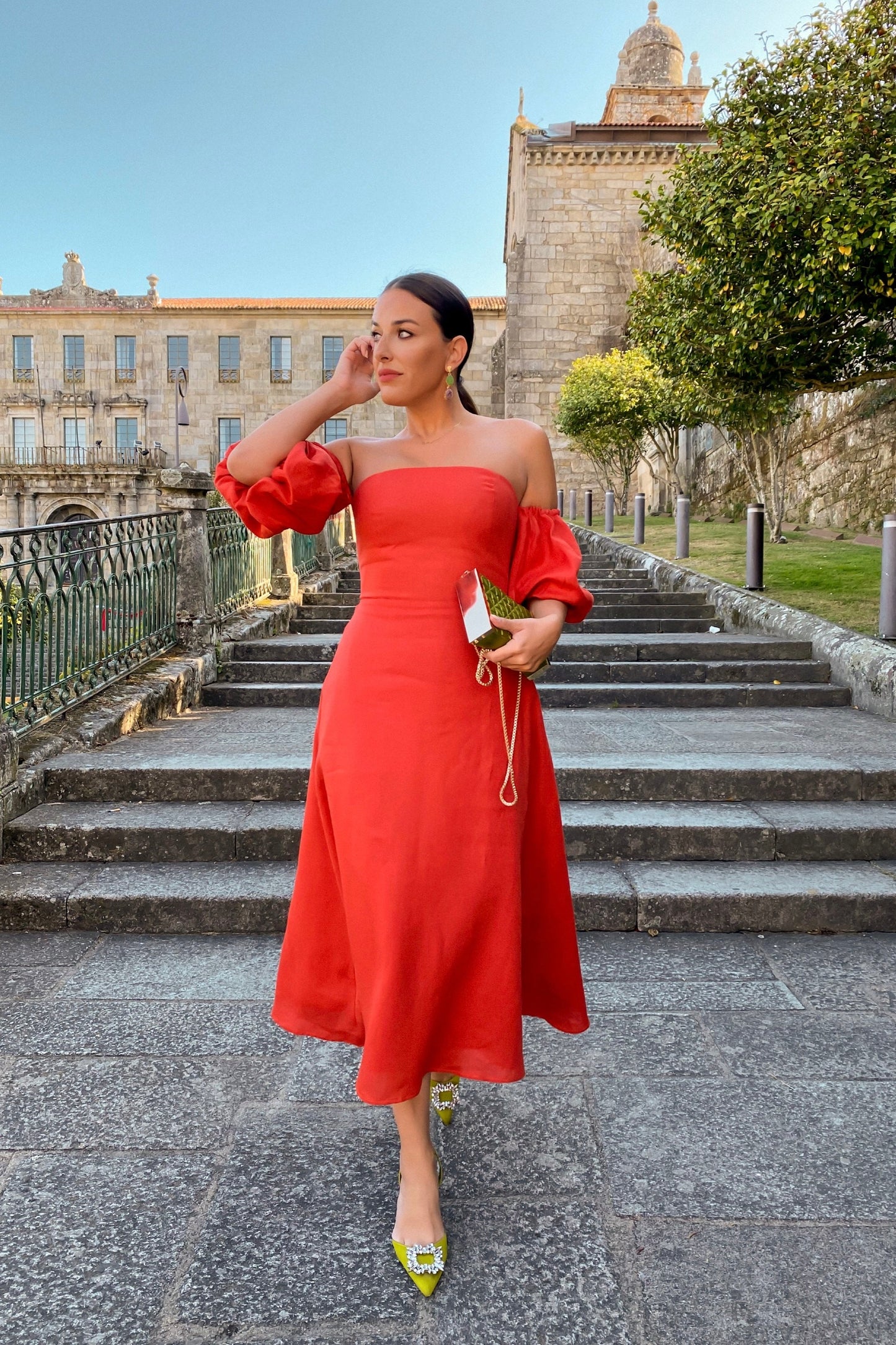 VESTIDO SINGAPUR LINO