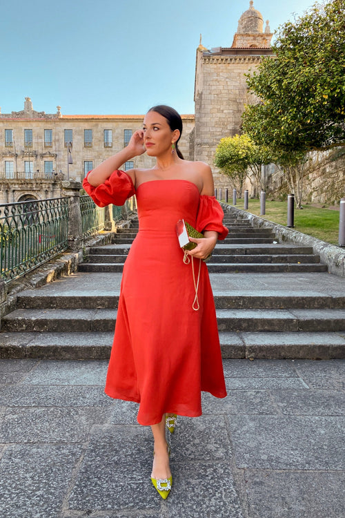 VESTIDO SINGAPUR LINO