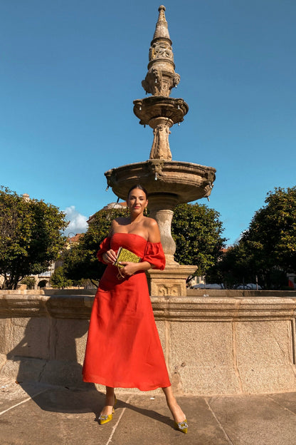 VESTIDO SINGAPUR LINO