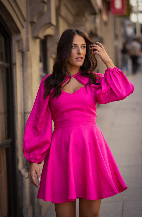 VESTIDO LINO VUELO