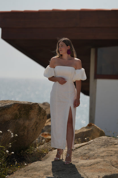 VESTIDO ESMERALDA BLANCO