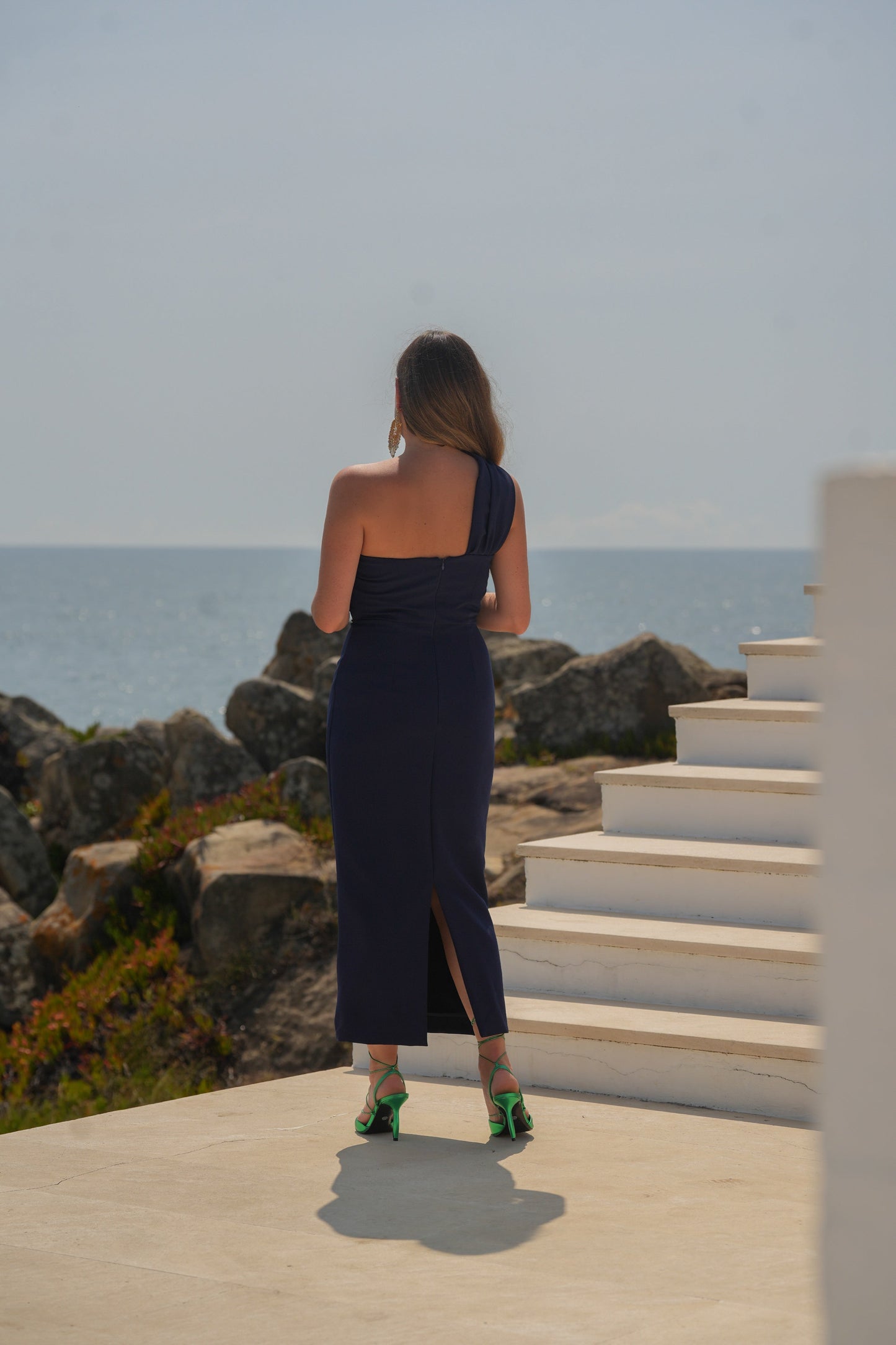 VESTIDO MINERVA AZUL MARINO