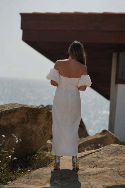 VESTIDO ESMERALDA BLANCO