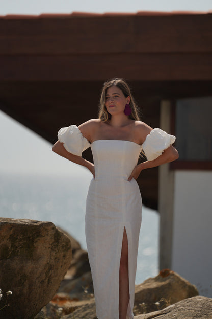 VESTIDO ESMERALDA BLANCO