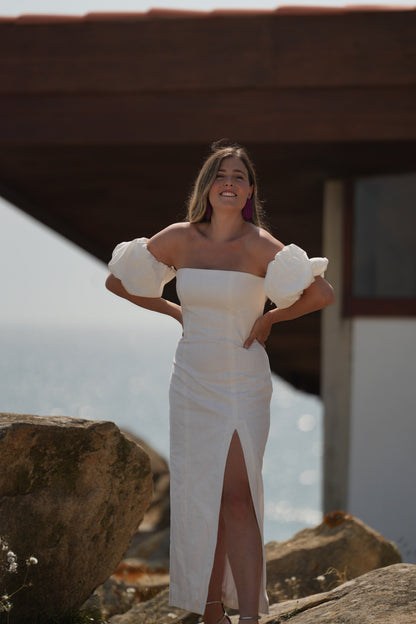 VESTIDO ESMERALDA BLANCO