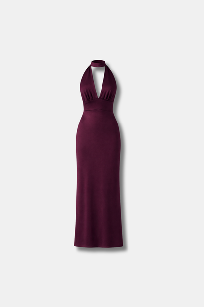 VESTIDO AURA MARRON